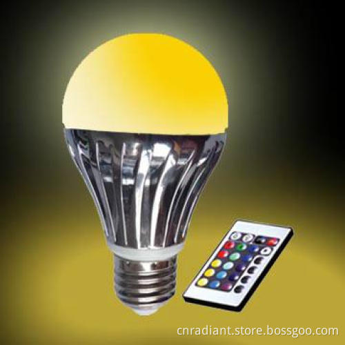 RGB LED Mood Lights,Remote control, 5W, changing color,B22/E27 base,CE